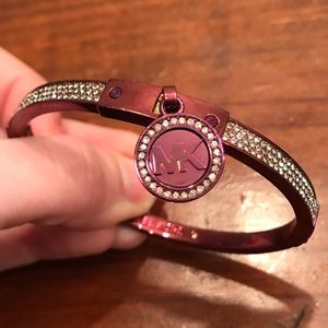 Michael Kors Purple Charm Bangle Bracelet
